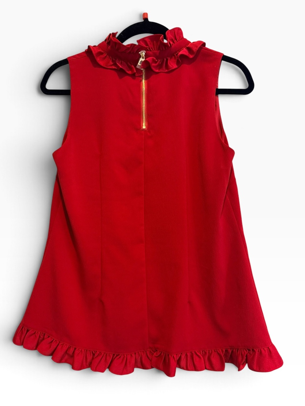 NWT! Sail to Sable Sleeveless Ruffle Top